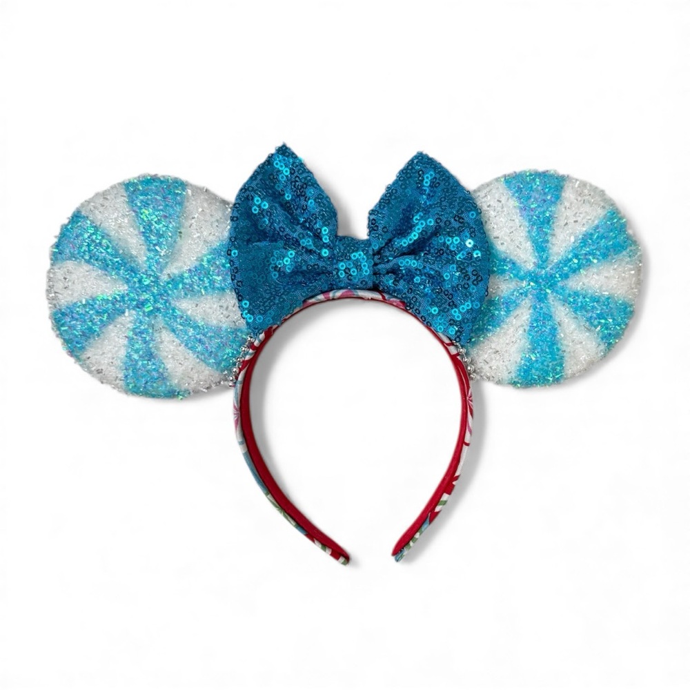 Turquoise Peppermint Minnie Mouse Ears